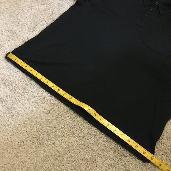 Arnold Palmer Black Stain Resistant Polo Shirt - Picture 12 of 14